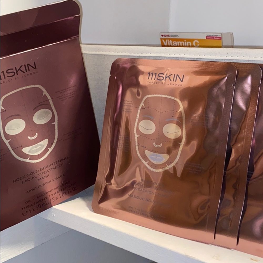 111Skin RoseGold Brightening Facial Treatment Mask